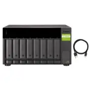 QNAP TL-D800C-US Tl-D800C Drive Enclosure Sata/600 Usb 3.2 Gen 2 Type C Host
