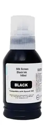 PREMIUM COMPATIBLE EPSON FOR SCREEN PRINTING BLACK DYE INK (140ml)