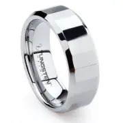 Tungsten Men's Wedding Band Ring Marsala Comfort Fit Size 12