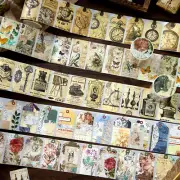 Retro Poster Flowers Adhesive Tape Junk Journals Card Diy Scrapbooking Stickers