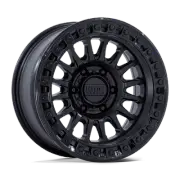 20X9 KMC KM552 IMS 6X135 18MM MATTE BLACK W/ GLOSS BLACK LIP