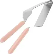 ABOOFAN 1Pc Stainless Steel Cake Slicer Cutter Cake Serving Tong for Cake Slices at Weddings Parties Banquets Lightweight Design Keeps Cake Intact Easy to Use