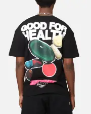 [GOAT CREW] Goat Crew Good 4 Health T-shirt Black - Size 2XL 2XL Black