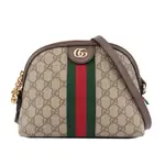 GUCCI GG OPHIDIA SUPREME綠紅綠貝殼包(蔡依林款) 499621 K05NG 8745