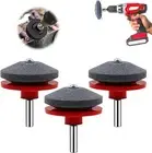 3Pcs Lawn Mower Sharpener Garden Tools Hand Drill Electric Drill Sharpener Stone