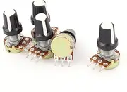 Aexit 5pcs (Potentiometer) 1K OHM 3 Terminal Linear Taper Rotary Volume B Type (29ry325qf620) Potentiometer Pot