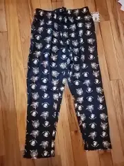NWT Basic Resources Men's PJ Pants Sz XL Santa "Out Of Office"