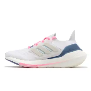 adidas 慢跑鞋 Ultraboost 22 W 白 藍 粉紅 愛迪達 避震中底 女鞋 【ACS】 GX5929