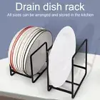 Home Kitchen Dish Organizer Plate Storage Countertop Display Drying Rack.