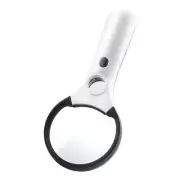 Magnifying Glass with Light,3X & 45X High Magnification,Magnifier Glass with ...