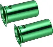uxcell 9pin Ceramic Vacuum Tube Socket Valve 53mm Aluminum Shield for 12AX7 12AU7 ECC83 ECC82 Tube,Green pack of 2