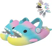 [Mdnfdap] Shark Slides Slippers for Women Men - 2022 Limited Edition Cloud shark Sandals unisex Cartoon Shower Anti-Slip Fashion Cloud Slippers Open Toe Slides EVA Beach Shoes