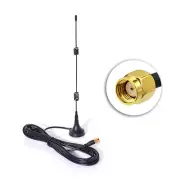 2.4GHz WiFi 7dbi Magnetic Mount RP-SMA Antenna for WiFi Extender Booster Hotspot