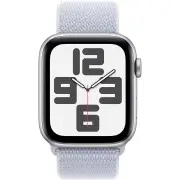 Apple Watch SE 44mm Silver Aluminium Case GPS Sport Loop (Blue Cloud) [2024]