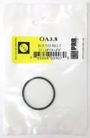 PRB OA 3.8 Round Cut Belt for VCR, Cassette, CD Drive or DVD Drive OA3.8
