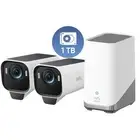 Eufy Security eufyCam S3 Pro 4K Outdoor Wire-Free Smart Solar Camera Kit 2x