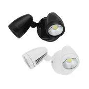 Chopper Outdoor LED Wall Light 2Lt CCT 30w in White or Black