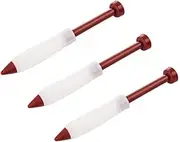 CIYODO Cookie Decorating Pen Set 3 Pcs Silicone Cake Writing Pen Descorating DIY Pastry Tool