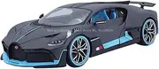 Die-cast 1:18 for Bugatti Mistral Bolide Chiron Divo Racing Simulation Alloy Car Model Miniature Vehicle Model Collection Miniature Vehicle(Divo Black)