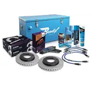 Bendix Ultimate 4WD Brake Upgrade Kit to suit Mitsubishi Triton (05-15) KAT KBT ML MN (05-