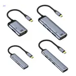 ✿DOU TYPE-C HUB VGA 轉轉換器多端口 USB-C 3.0 適配器 PD 10