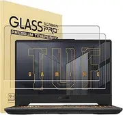 2 Pack 15.6 Inch Tempered Glass Screen Protector For ASUS TUF 15.6 Inch Gaming Laptop, ASUS VivoBook 15, ZenBook 15/ZenBook Pro 15, Rog Zephyrus G15, TUF A15 F15, 9H Hardness