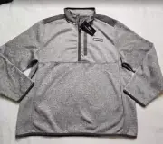 Men's XL Vineyard Vines mountain sweater fleece quarter zip pullover in Gray