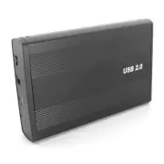 US 3.5 Inch IDE Desktop Hard Drive Enclosure USB 2.0 External Case Black