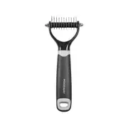 Pakeway Pet Dog/Cat Dematting Tool Undercoat Rake Grooming/Trimming Comb Grey