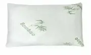 Bamboo Pillow and Removable Case Bag Washable Memory Foam Queen Size Pillow