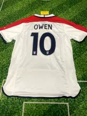 #10 Michael Owen- ENGLAND Retro 2004 Home Jersey - Medium
