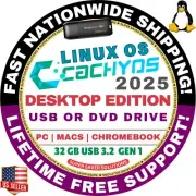 CACHY OS LINUX OS KDE PLASMA / DESKTOP EDITION / LIVE BOOT DVD USB FULL CACHYOS
