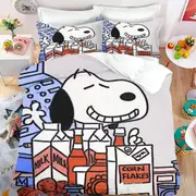 v1694 Bed Sheets Duvet Cute Printed Cartoon Quilt Luxury Happy Puppy Polyester -Piece Set Cover Bedding Children'S 3-Piece Bedding Set (1 Duvet Cover