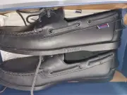 Sebago Dockside Portland Shoes Black New US11