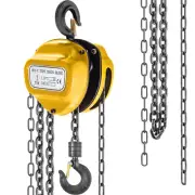 Chain Hoist 2200lbs/1ton Chain Block Hoist Manual Chain Hoist 3m/10ft Block Chai