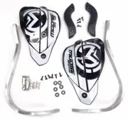 Moose Racing Probend Black/White Aluminum Handguards (0635-1451)
