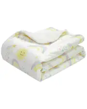 Lush Decor Sunshine Rainbow Soft Sherpa Blanket