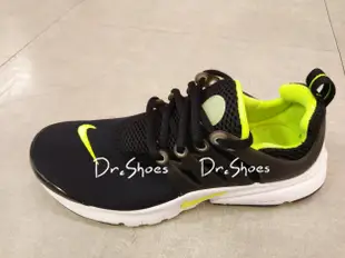 【Dr.Shoes 】 Nike Air Presto GS 大童款 黑螢光綠 魚骨 女鞋 833875-071