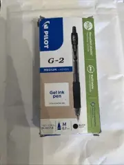 X9 New Pilot G-2 Gel Ink Retractable Rollerball Pen Black ONLY 9