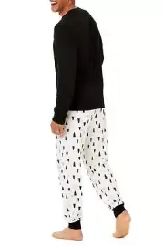 Family Pajamas Matching Men's Tree-Print Pajama Set Pants & Shirt Medium M
