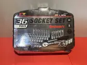 Performance Tool 36 pc. 1/4" Dr. Mechanic's Socket Set W36905