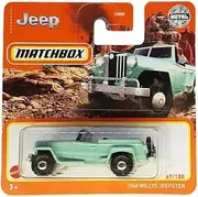 [Matchbox] 1948 Willys Jeepster - MBX 67/100 - GXM85 - Short Card - Superfast Lesney - Mattel 2021
