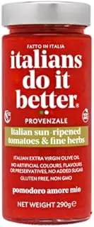 Italians Do It Better Provenzale Sauce, 290g – Italian Pasta Sauce with Fresh Tomato, Thyme and Oregano, Ideal for Penne, Spaghetti, Tomato Sauce, Italian Made