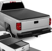 DNA Motoring TTC-RU-037 Pickup Truck Bed Soft Roll-Up Tonneau Cover Complete Set