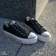 Converse Ctas Lift 黑 低筒 厚底 帆布 增高 休閒鞋 560250C