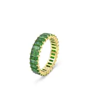 Swarovski Matrix Baguette Color Crystal Band Ring