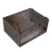 Black Mini ITX Case 4.3L Clear Acrylic Panel 360° Cooling Cushioning Foot Pa Set