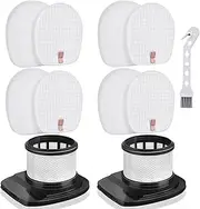 [Leadaybetter] IX141 Filter Replacement for Shark Rocket Pro IX140 IX141 IX142 IZ140 IZ140C IZ141C IZ142 UZ145 Cordless Stick Vacuum, 2 HEPA & 4 Foam & Felt Filters, Part # 617FJ140 & 616FJ140