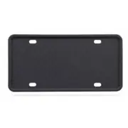 Car USA License Number Plate Holder Frame Black Silicone Rubber Front Rear 2Pcs (for: Daihatsu)