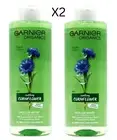 2 x 400ml Garnier Organics Soothing Cornflower Micellar Water